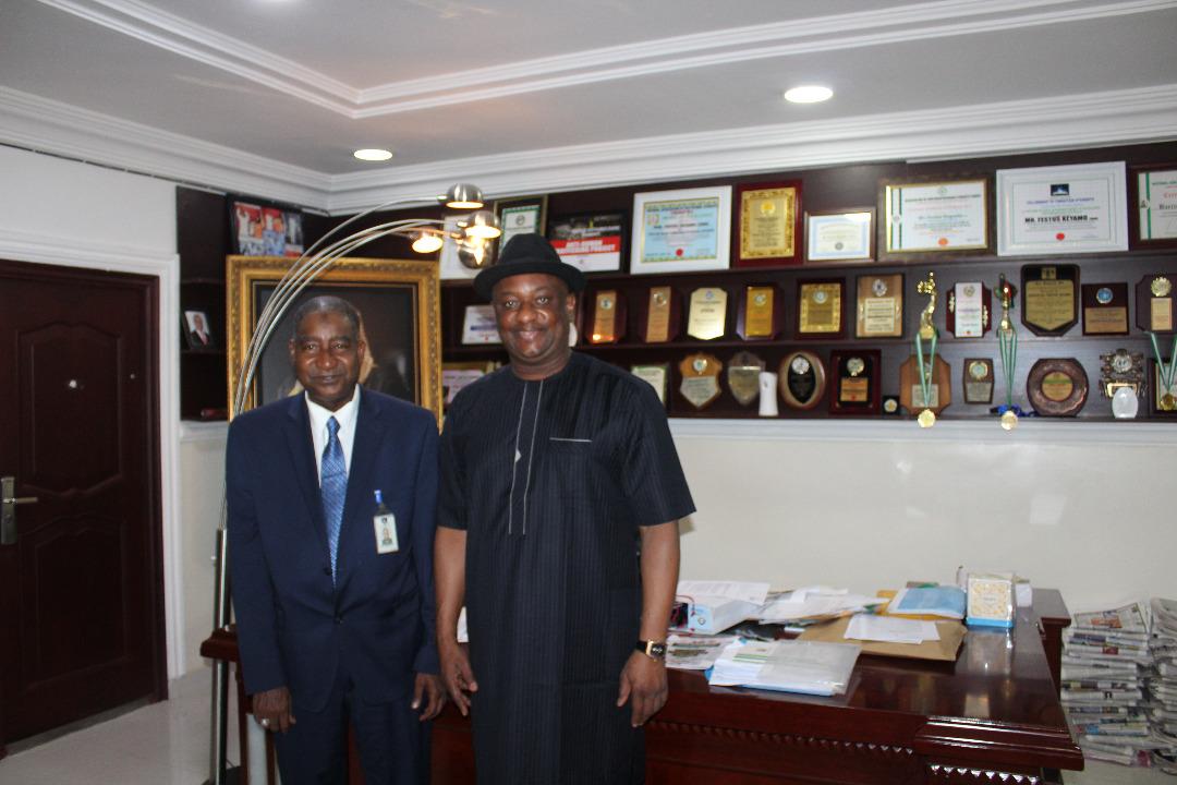 Prof Mohammed Ajiya visits Mr. Keyamo