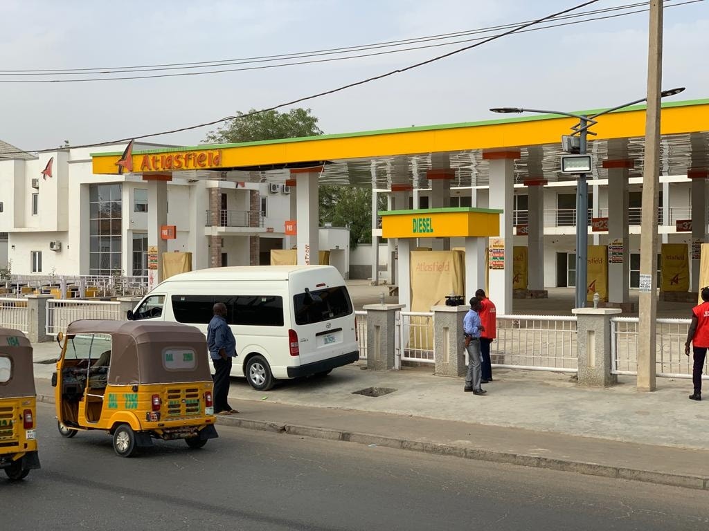 A filling station forfeited by the military officer
