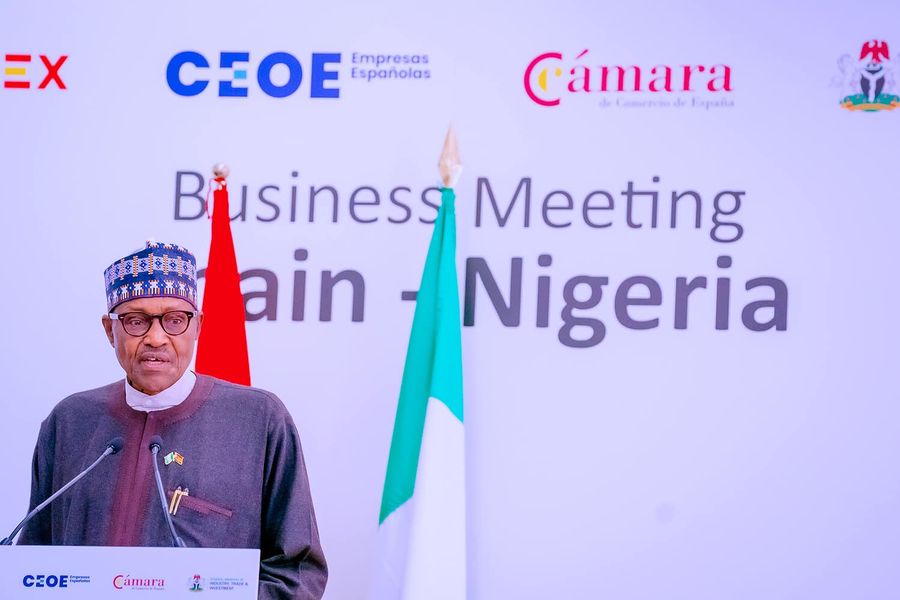 Buhari in Spain