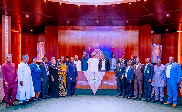 NMA exco visits Buhari