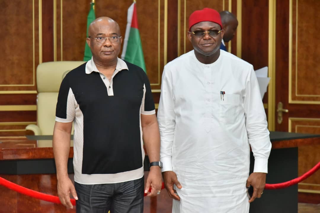 Uzodimma and visiting Acting MD of NDDC