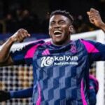 Taiwo Awoniyi celebrates his goal