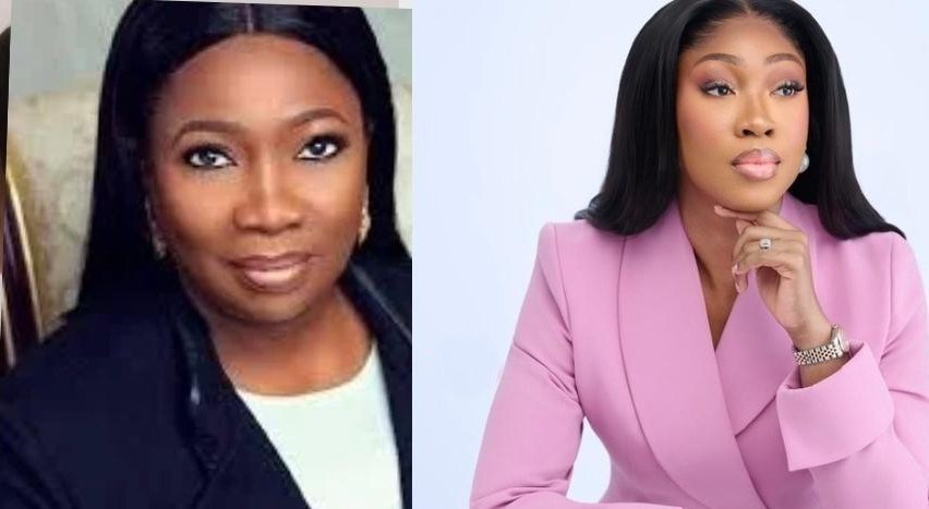 Dabiri-Erewa, left, and Gozy Ijogun