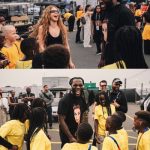 Burna Boy and Shakira prepping for World Cup final
