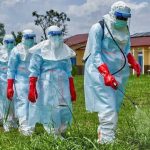 Medical officers treating Ebola